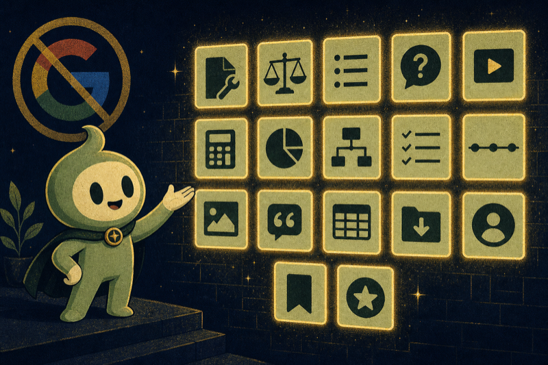 17 Tipos de Contenido para Google Zero
