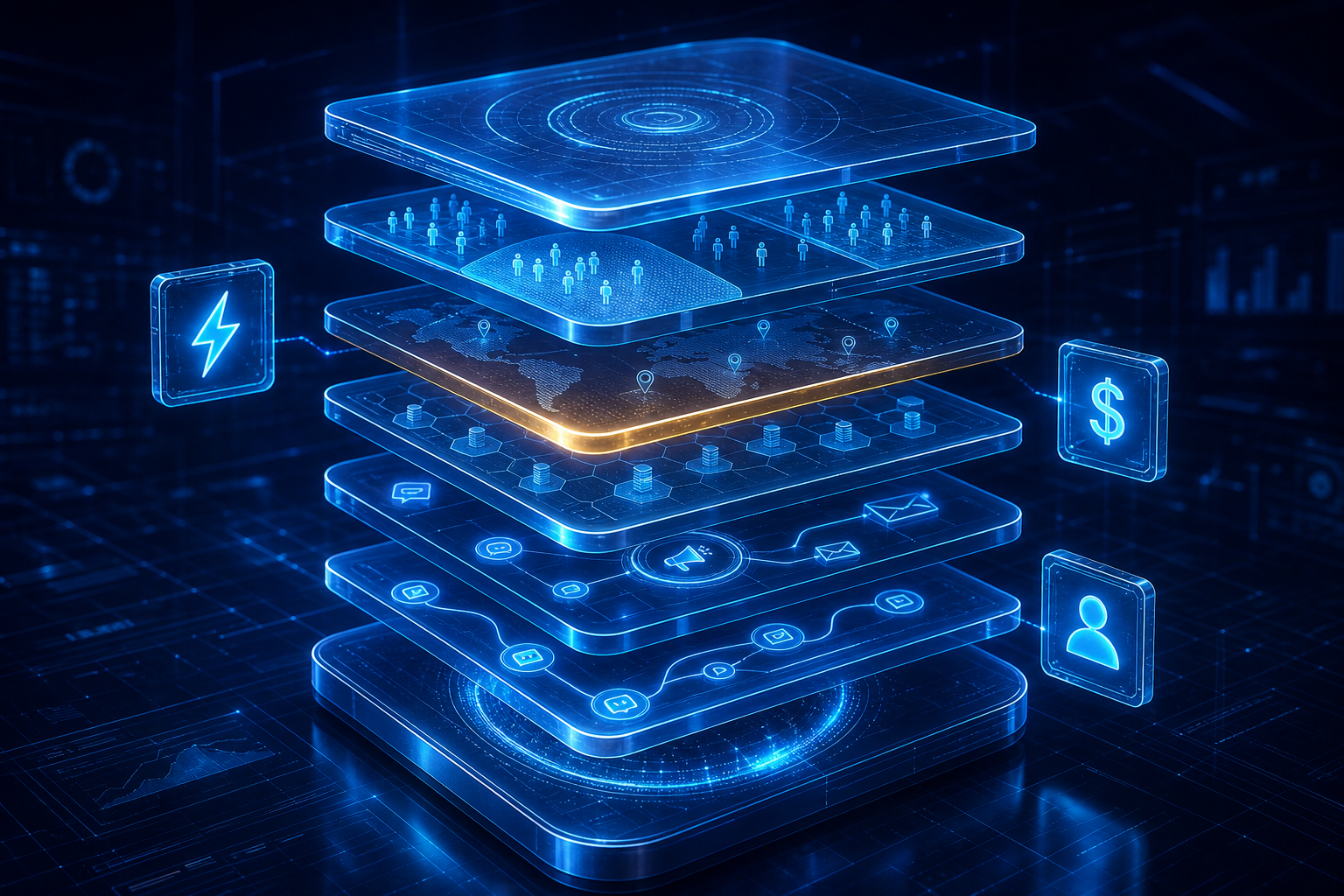 Framework GTM B2B en capas