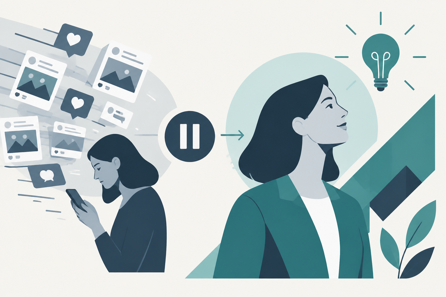 Idea que genera confianza: menos posts, más impacto