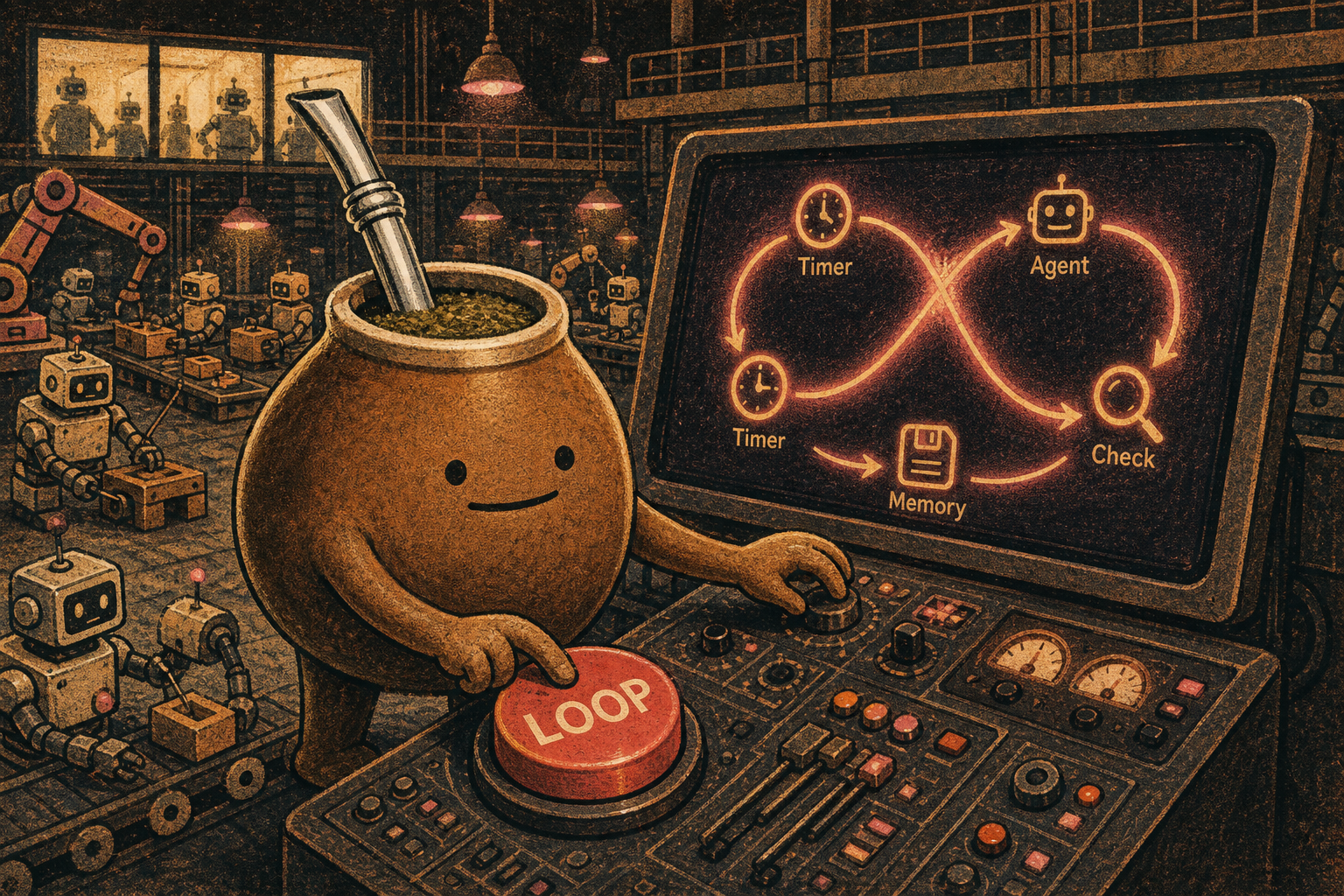 Matio diseñando un loop de IA