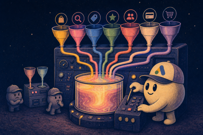 Los 7 funnels de Google Ads para ecommerce que separan el 2% del 8x ROAS