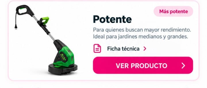 Bordeadora Eléctrica de Jardín con Ruedas 1800W Reizenex